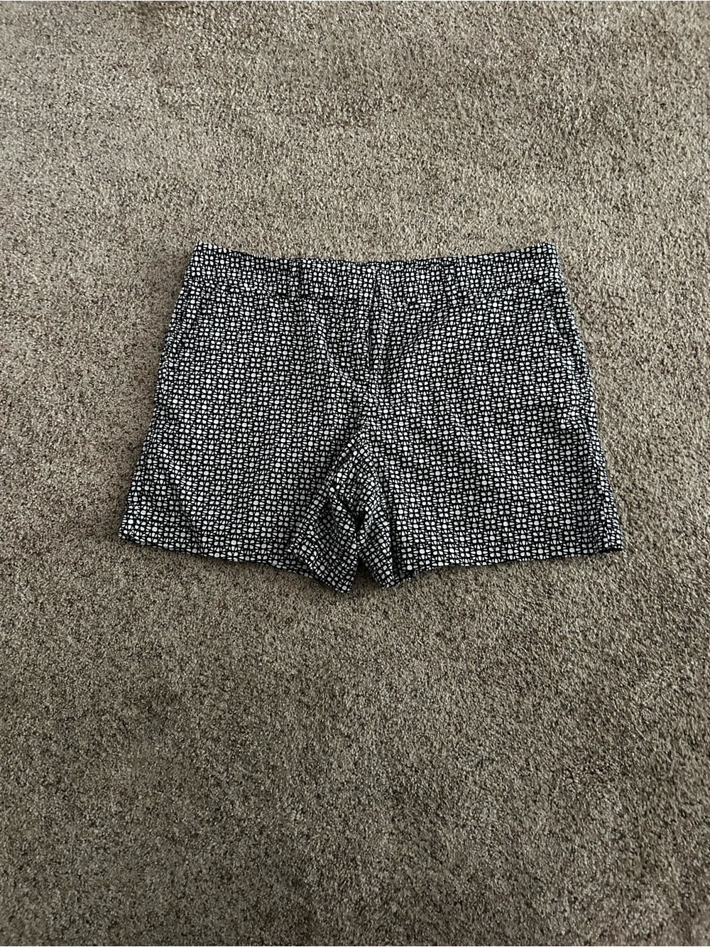 LOFT Black and White Shorts